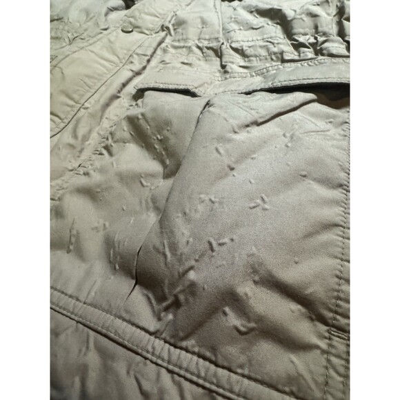 Cabelas Jacket Men XL Tan GoreTex Goose Down Removable Hood Hunting Coat Vintage - Picture 6 of 16